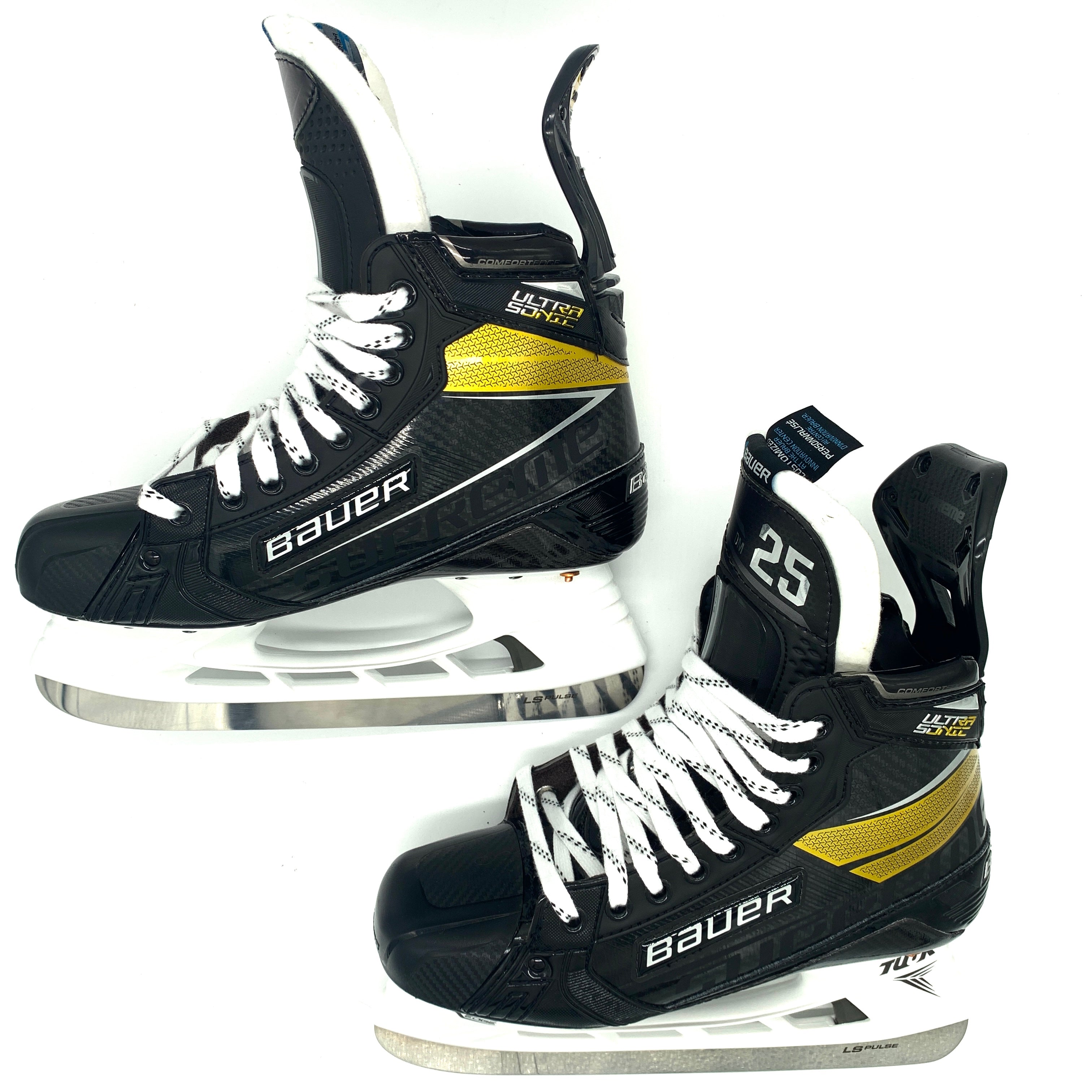 Bauer Supreme Ultrasonic - Nouveaux patins de hockey Pro Stock - Taille 8.25D